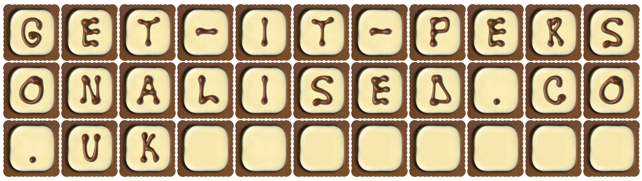 personalised chocolate truffles