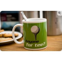 persoanlised golf mug -  anyone for tee?