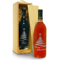 christmas wine tree design