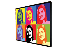 Personalised A3 Warhol Pop Art Print